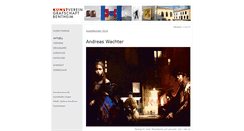Desktop Screenshot of kunstverein-grafschaft-bentheim.de