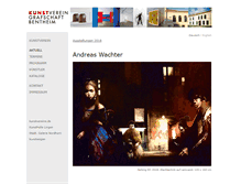 Tablet Screenshot of kunstverein-grafschaft-bentheim.de